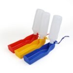 Dog Water Bottle Feeder With Bowl Plastic Portable Water Bottle Pets Outdoor Travel Pet Drinking Water Feeder 40FB18 - Image 4