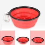 Outdoor Portable Pet Collapsible Slow Food Bowl - Image 2