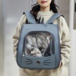 Pet Cat Carrier Bag Cat Backpack Outdoor Breathable Portable Shoulders Bag For Cats Small Dogs Transport Carrier - Image 8
