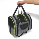 Multi-functional Folding Pet Puppy Dog Cat Car Seat Basket Pet Travel Carrier Bag - Image 4