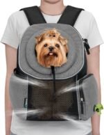 Pet Dog Carrier Bag Carrier For Dogs Backpack Portable Travel Breathable Dog Bag Outdoor Dog Carrier Bag Pet Carrying Supplies - Image 6