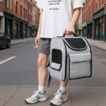 Pet Carrier Backpack, Expandable Cat Dog Carrier With Back Extension, Breathable Mesh Travel Backpack For Small Dogs Cats, Soft-Sided Pet Backpack Holds Up To 26 Lbs - Image 2