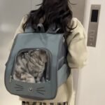 Pet Cat Carrier Bag Cat Backpack Outdoor Breathable Portable Shoulders Bag For Cats Small Dogs Transport Carrier - Image 6
