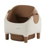 Automatic Intelligent Litter Box Semi-closed Drawer Shovel-free Cat Toilet - Image 9
