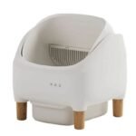 Automatic Intelligent Litter Box Semi-closed Drawer Shovel-free Cat Toilet - Image 6