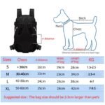 Pet Dog Carrier Backpack For Small Dogs Breathable Portable Dog Bag Adjustable Dog Front Carrier For Hiking Camping Traveling - Image 2