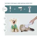 Dadypet Pet Dog Hair Dryer Grooming Dryer Slicker Brush - Image 3