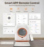 60L Automatic Cat Litter Box, Smart App Control, Deodorizing, Infrared Sensor, Suitable For Multiple Cats - Image 7