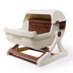 Open Tilting Cat Toilet Extra Large Semi-automatic Litter Box - Image 5