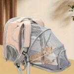 Adventure-Ready, Expandable Pet Carrier Backpack - Large Capacity, Nylon, Zip Closure For Cats & Dogs - Ideal For Outings - Image 4